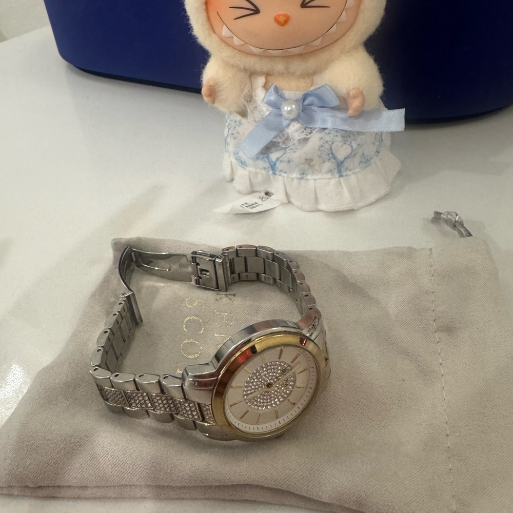 Bulova Silver and Gold Women's Watch - Picture 3 of 5